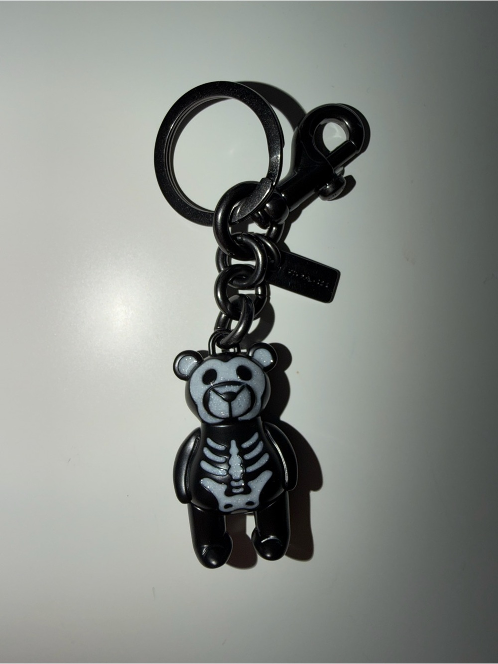 Coach Halloween Skeleton Bear Bag Charm Keychain